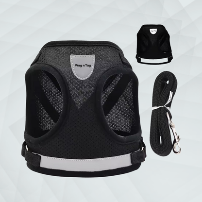 Wag n Tag "The Explorer" Escape-Proof Cat & Kitten Vest Harness and Leash