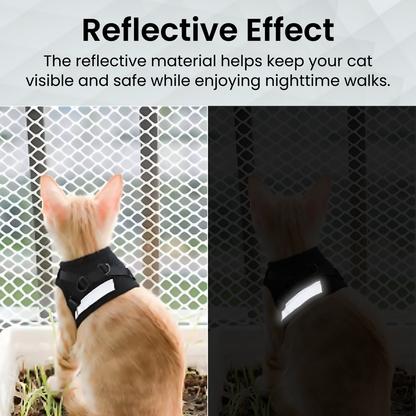 Wag n Tag "The Explorer" Escape-Proof Cat & Kitten Vest Harness and Leash
