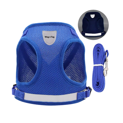 Wag n Tag "The Explorer" Escape-Proof Cat & Kitten Vest Harness and Leash