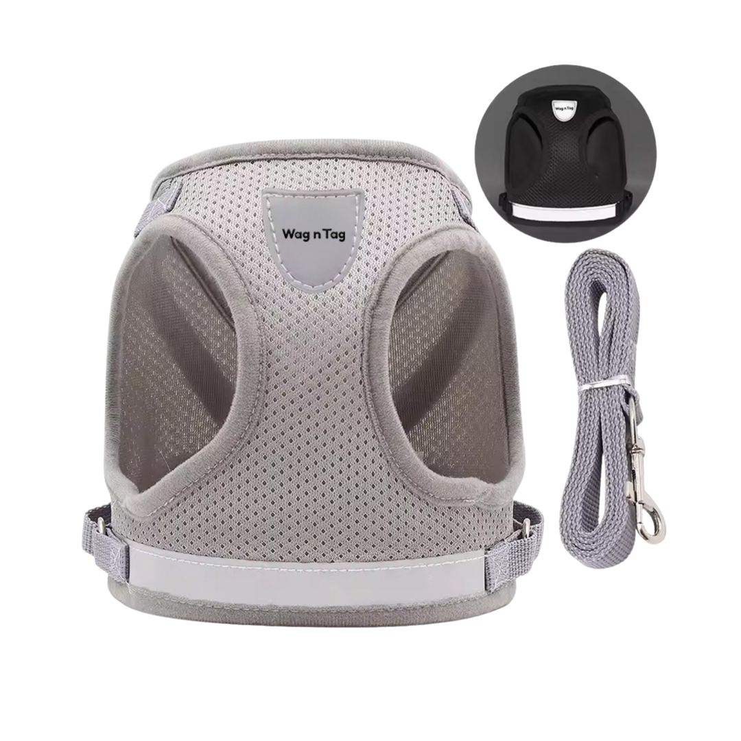 Wag n Tag "The Explorer" Escape-Proof Cat & Kitten Vest Harness and Leash